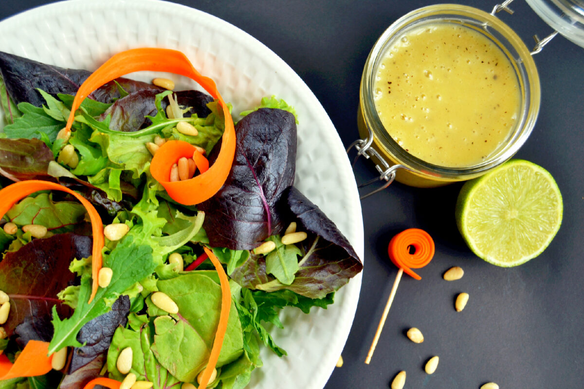 Honey Lime vinaigrette dressing