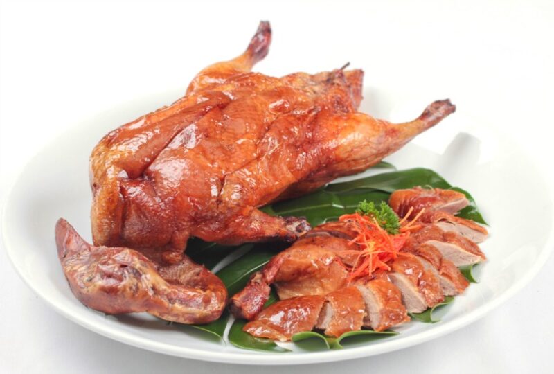 honey roasted duck