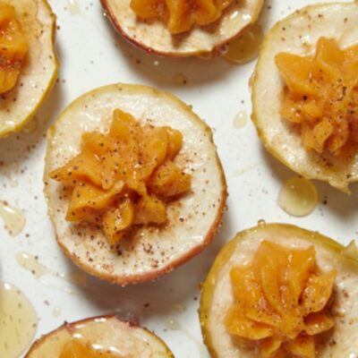 Honey Roasted Sweet Potato Stuffed Apples