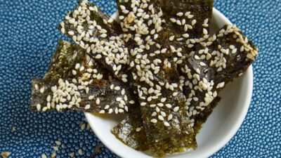 Honey Sesame Nori Chips