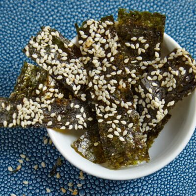 Honey Sesame Nori Chips