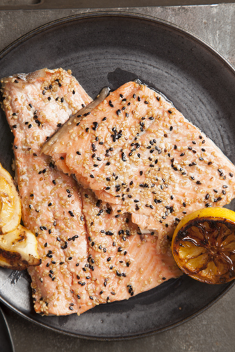 honey sesame salmon