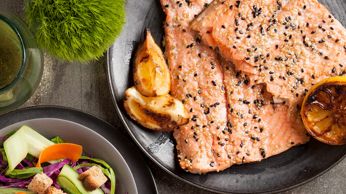 honey side of salmon