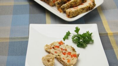 horseradish crusted gefilte fish