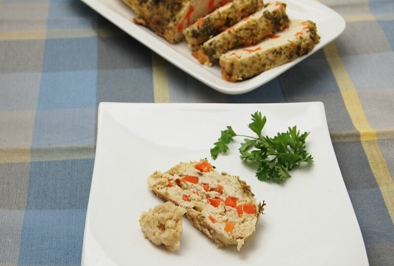 horseradish crusted gefilte fish