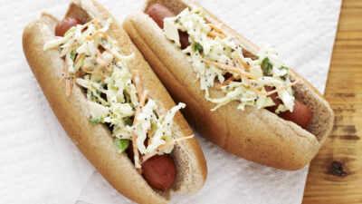 Hot-Dog with Coleslaw