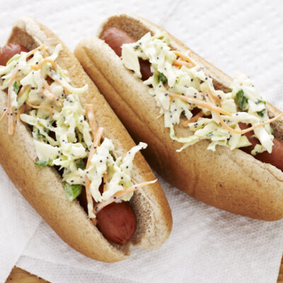 Hot-Dog with Coleslaw