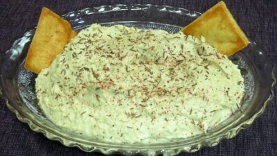 Hummus with Pine Nuts and Zaatar