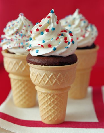 ice cream cone cupcakes