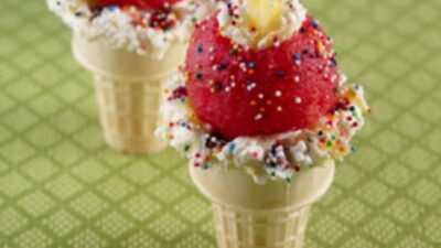 Ice Cream Cone Sundaes