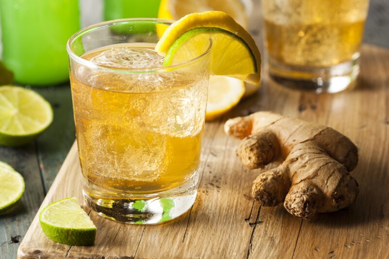Iced Ginger Green Tea