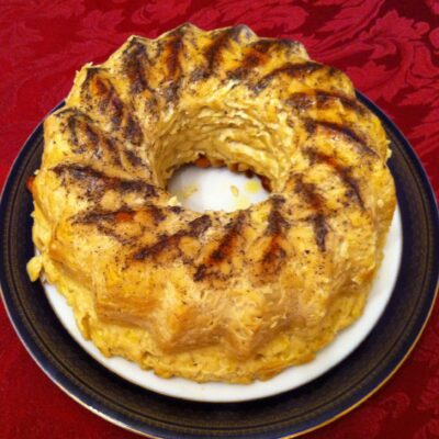 elegant sweet and peppery noodle kugel