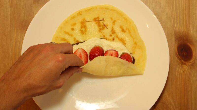 nutella blintzes