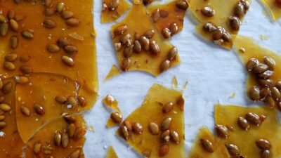 Fennel Pumpkin Seed Brittle