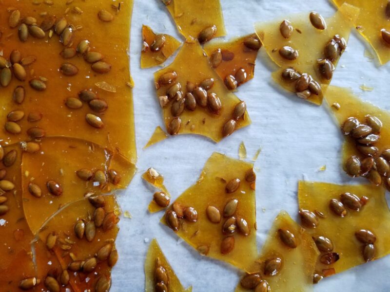 Fennel Pumpkin Seed Brittle