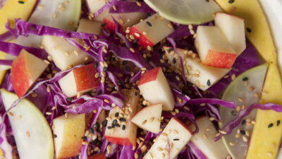 Apple Sesame Slaw