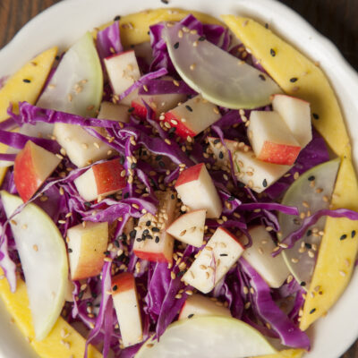 Apple Sesame Slaw