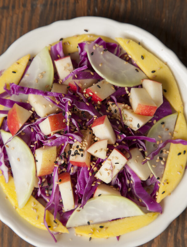Apple Sesame Slaw