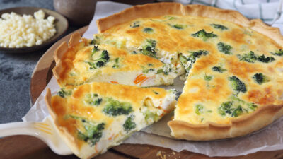 Immitation Crab Quiche