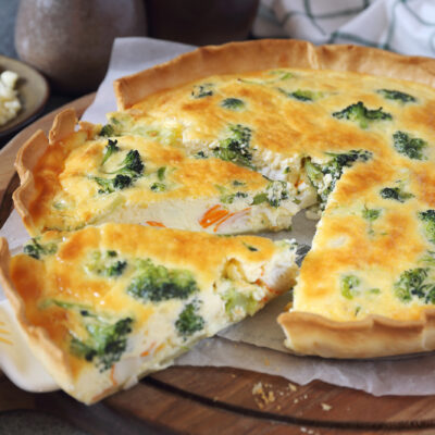 Immitation Crab Quiche