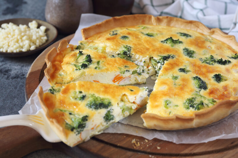 Immitation Crab Quiche