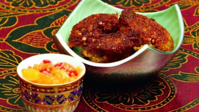 Indian Red Lentil Falafel