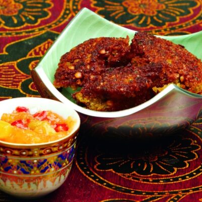 Indian Red Lentil Falafel
