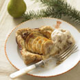 Individual Anjou Pear Tarts with Caramel Ice Cream