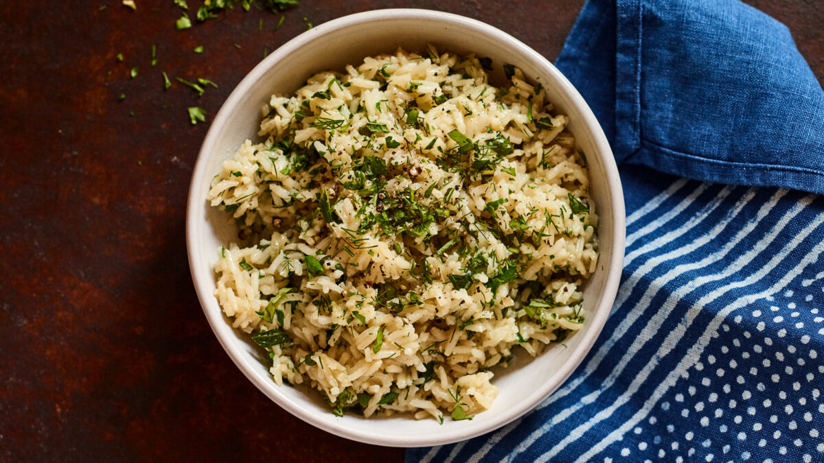 Israeli Green Rice