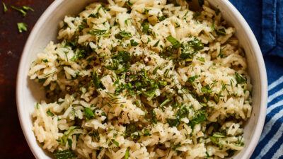 Israeli green rice