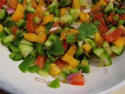 Israeli Pepper Tomato Salad