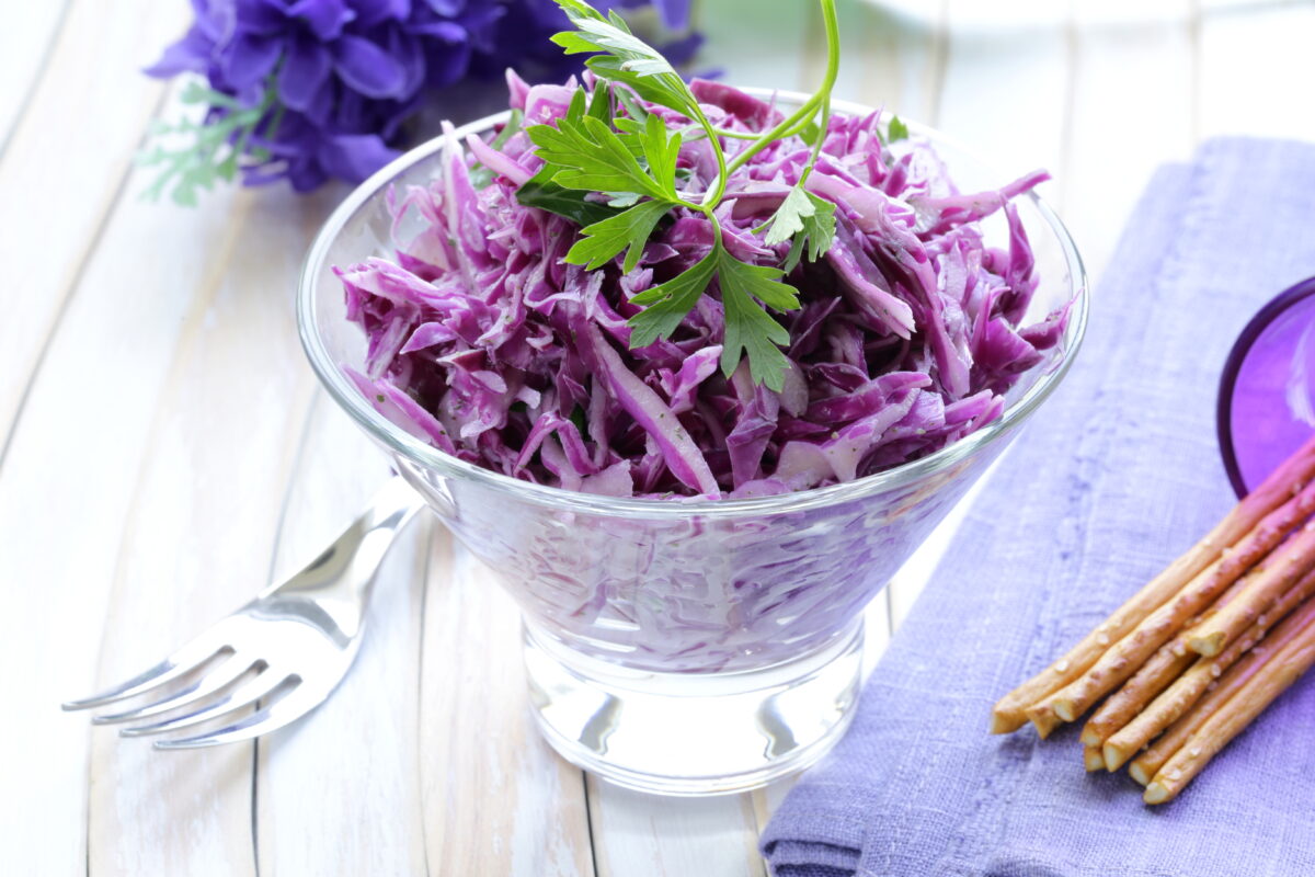 Red Cabbage Israeli Slaw