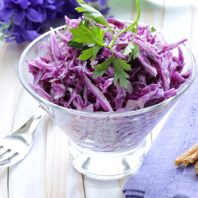 Red Cabbage Israeli Slaw
