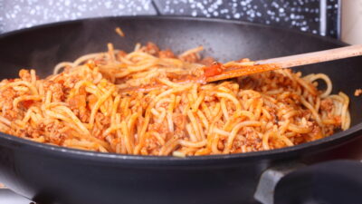 Italian sausage and pumpkin pasta