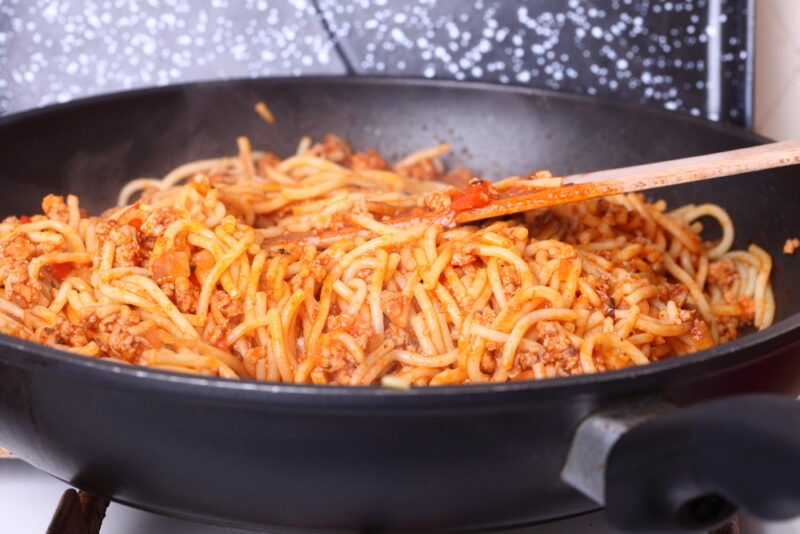 Italian sausage and pumpkin pasta