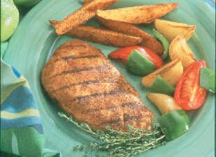 Jamaican Turkey Cutlets with Vegetables