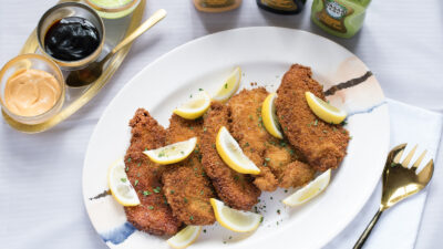 asian chicken schnitzel