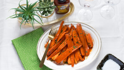 Jamie Geller - Sriracha Honey Glazed Carrots