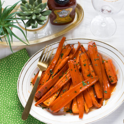 Jamie Geller - Sriracha Honey Glazed Carrots