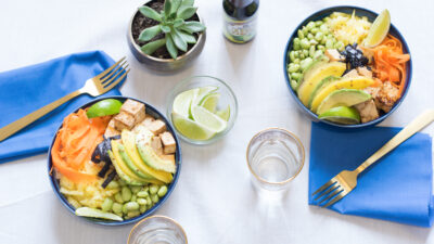 vegan poke bowl