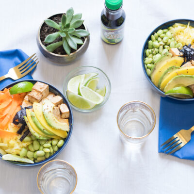 vegan poke bowl