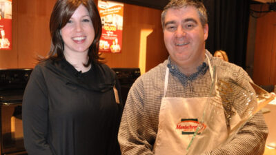 Jamie Geller with Contest Winner Stuart Davis