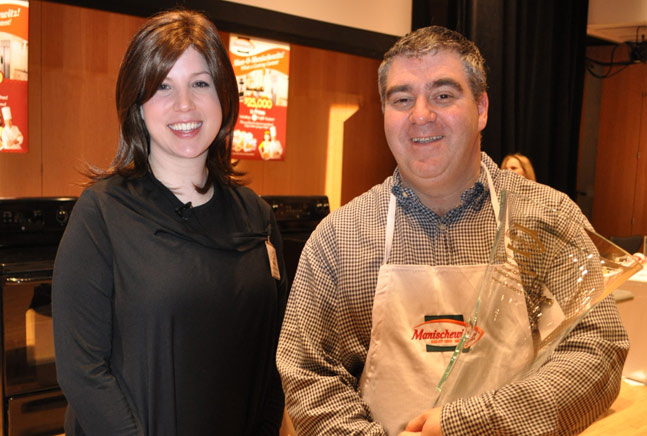 Jamie Geller with Contest Winner Stuart Davis