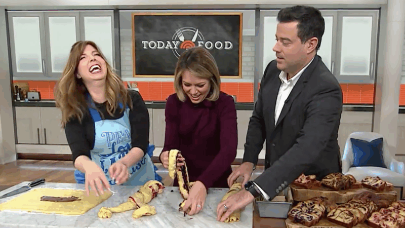 jamie with carson and dylan on today show
