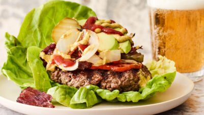jamie's favorite low carb burger