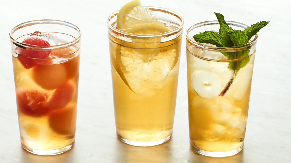 Jamie's Iced Green Tea 3 Ways