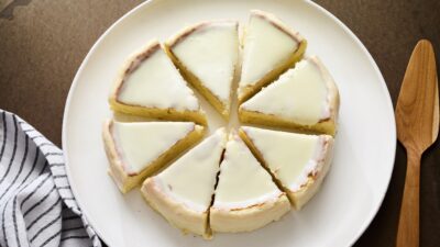 Japanese Rose Water Cheesecake