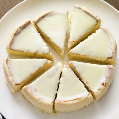 Japanese Rose Water Cheesecake