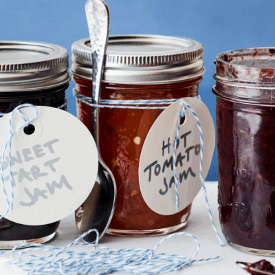 jars of boozy jams