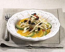 J&iacute;cama, Avocado and Orange Salad